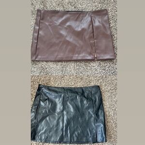 Leather skirts bundle